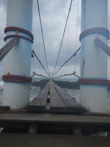 Foot bridge at Mazeppa bay